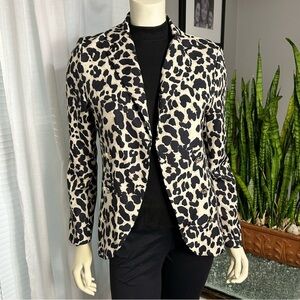 MUNDEFEIS ANIMAL PRINT BLAZER NWT SIZE SM